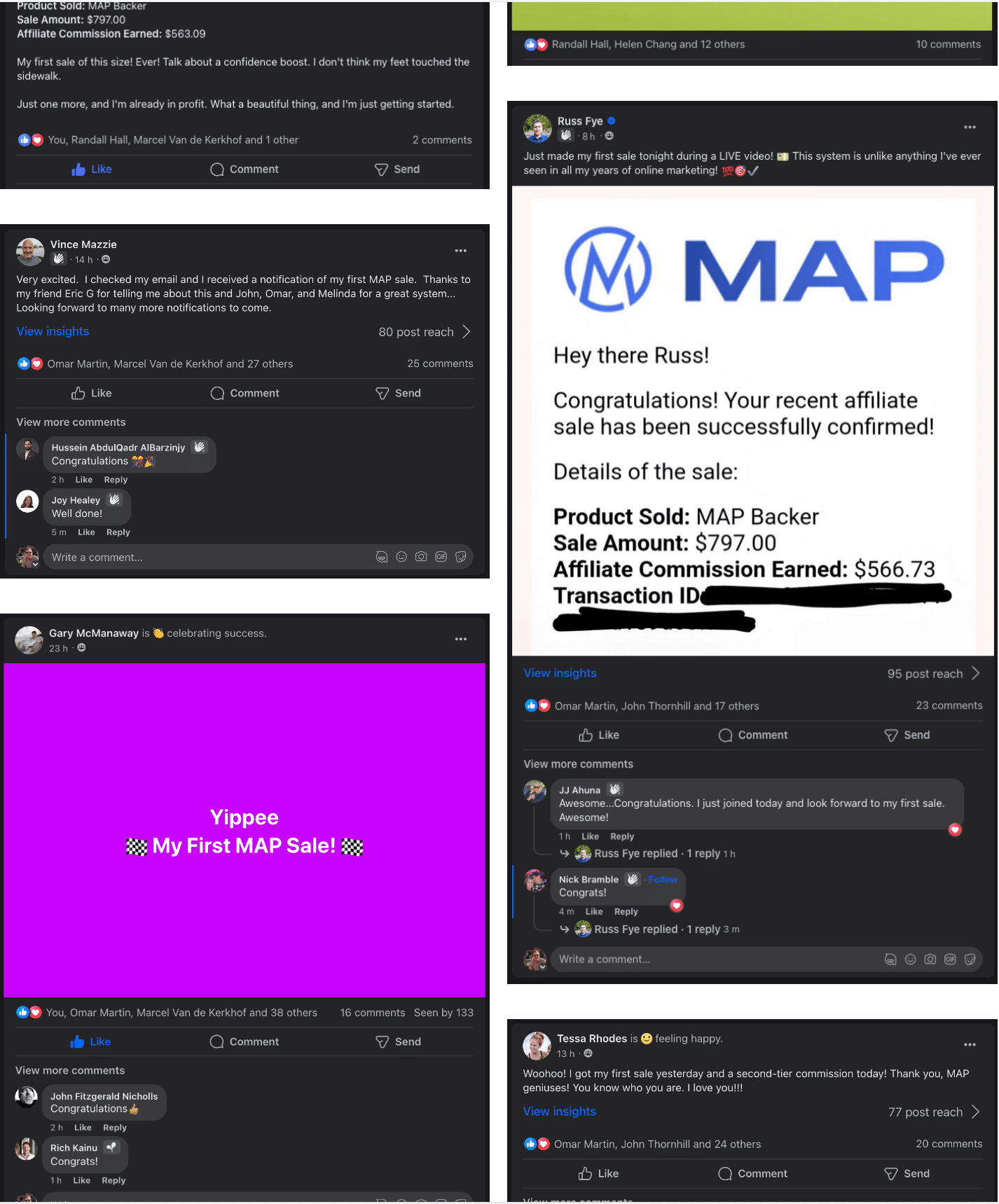 what is the map system testimonials