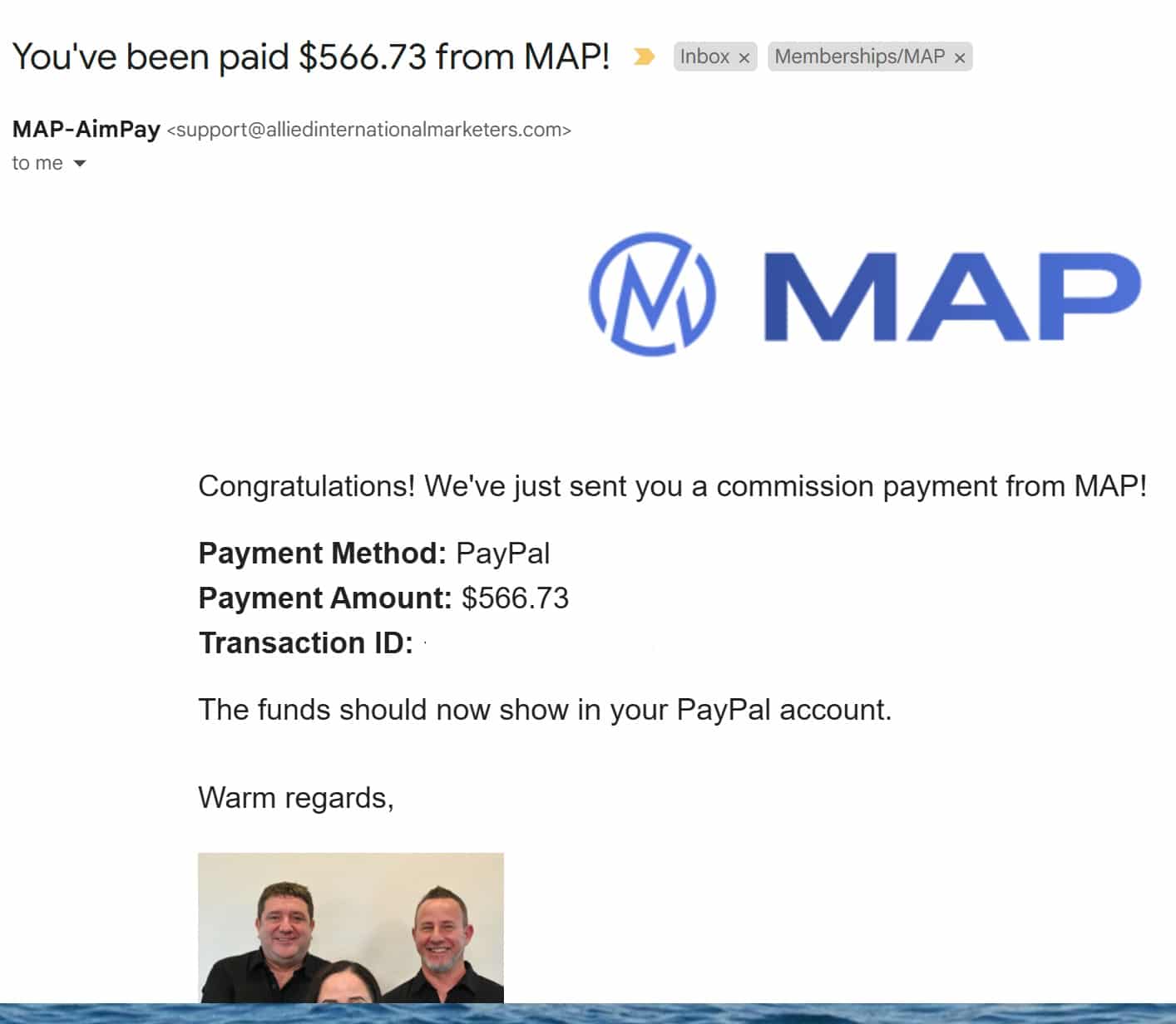 map payment 